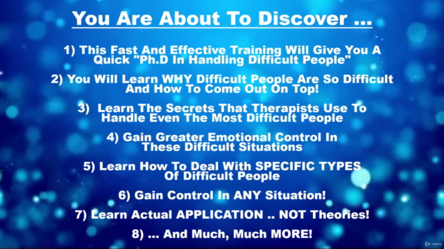 Dealing With Difficult People - The ULTIMATE Course – Screenshot 1