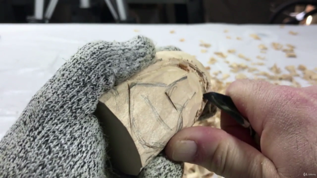 How to Carve a Caricature out of basswood - wood carving – Screenshot 3