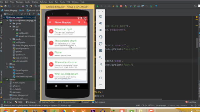 Flutter Blog app Using Firestore Build ios & Android App - Screenshot_02