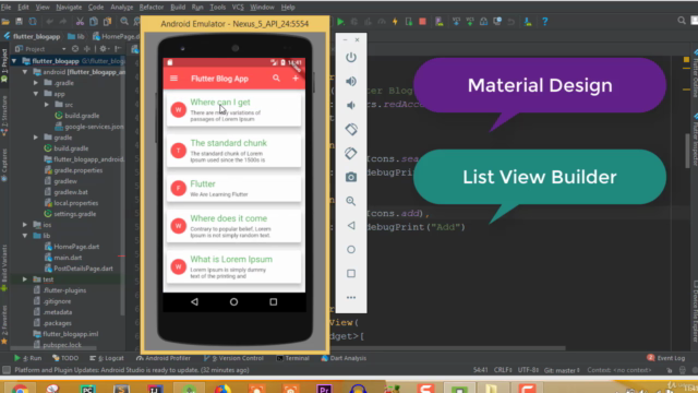 Flutter Blog app Using Firestore Build ios & Android App - Screenshot_03