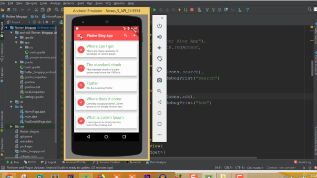Flutter Blog app Using Firestore Build ios & Android App - Screenshot_04