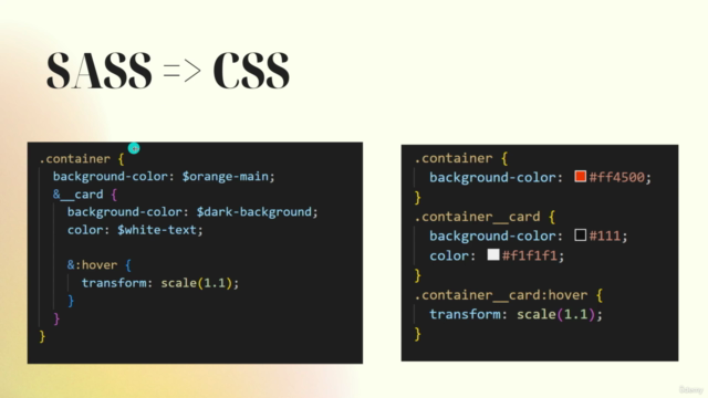 Cours complet SASS – Screenshot 1