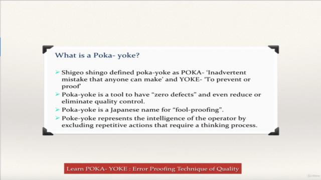Learn POKA- YOKE : Error Proofing Technique of Quality - Screenshot_02