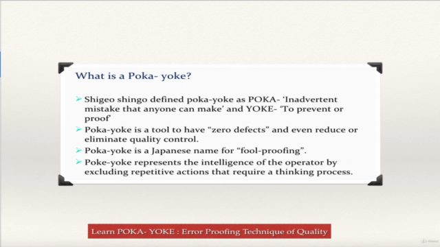 Learn POKA- YOKE : Error Proofing Technique of Quality - Screenshot_03