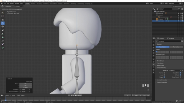 Blender 2.8 Game Character Creation – Screenshot 2