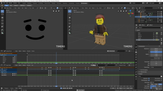 Blender 2.8 Game Character Creation – Screenshot 3