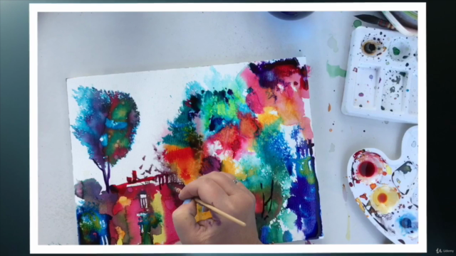 AQUA INK. Teil 2 . Faszination flüssige Aquarellfarben – Screenshot 1
