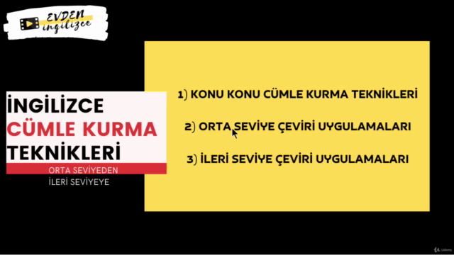 İNGİLİZCE CÜMLE KURMA TEKNİKLERİ – Screenshot 3