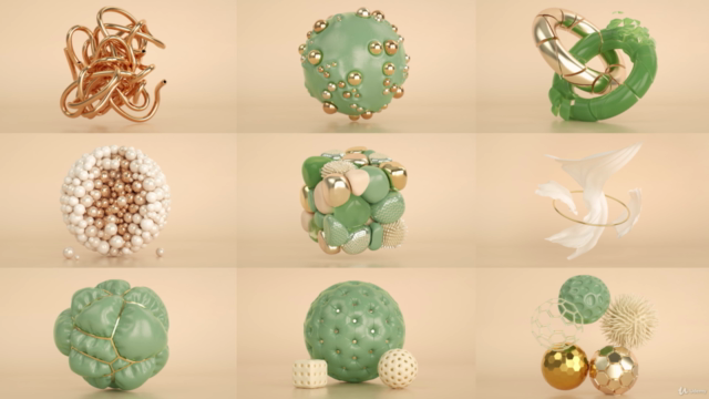 Cinema 4D - Ultimate Abstract Art – Screenshot 1