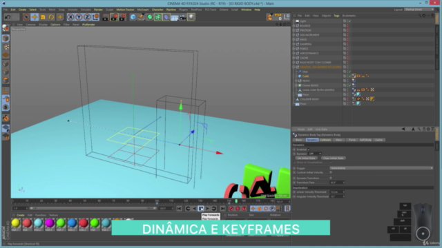 Cinema 4D: Dynamics Essencial – Screenshot 2