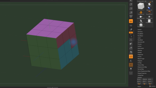 Curso de ZBrush - Introdução ao ZModeler – Screenshot 2