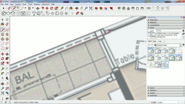 เรียน SkechtUpและการตกแต่งภายในด้วย SketcUp – Screenshot 2