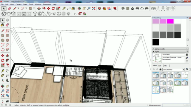 เรียน SkechtUpและการตกแต่งภายในด้วย SketcUp – Screenshot 4