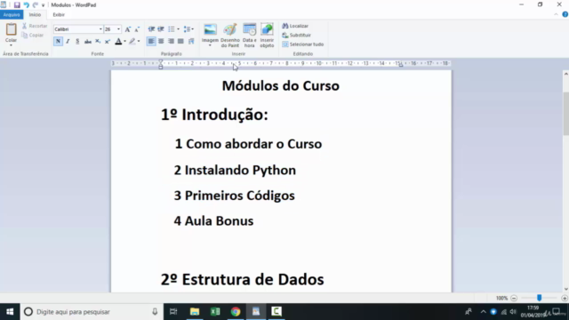 Introdução a linguagem de programação python – Screenshot 1