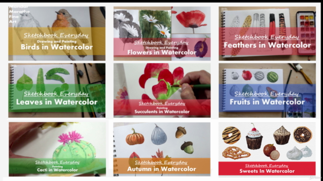 SketchBook Everyday : Painting Sweet Treats in Watercolor – Screenshot 2