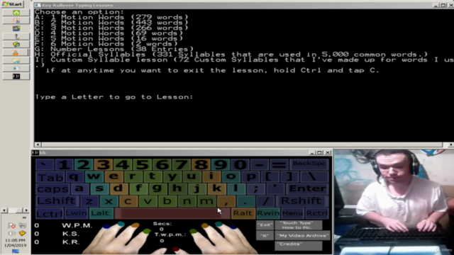 Touch Typing Correctly - Key Rollovers 120WPM – Screenshot 1