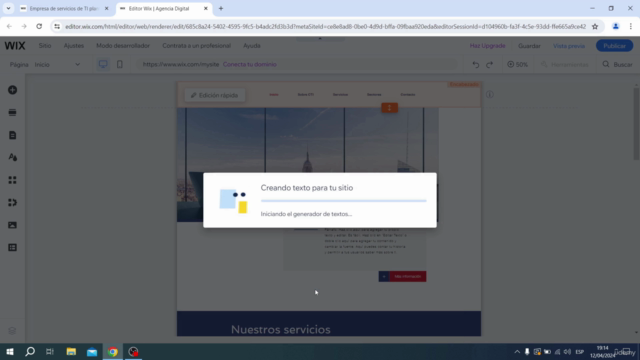 Curso de Wix 2025: Cómo Crear una Página Web Desde Cero – Screenshot 2
