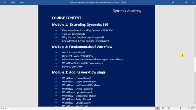 Microsoft Dynamics 365 (CRM) Custom Workflow Development - Screenshot_01