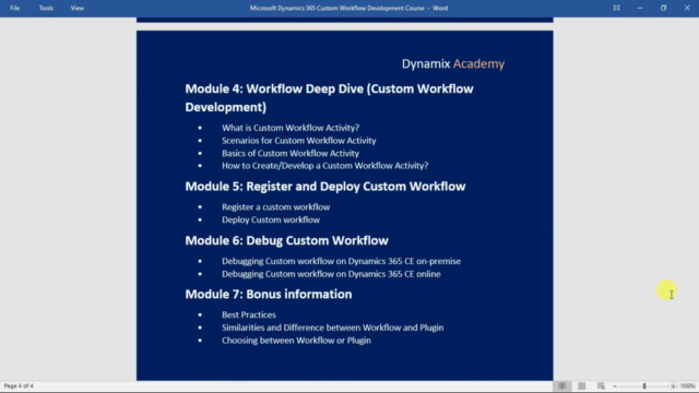 Microsoft Dynamics 365 (CRM) Custom Workflow Development - Screenshot_03