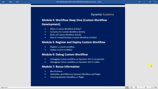Microsoft Dynamics 365 (CRM) Custom Workflow Development - Screenshot_04