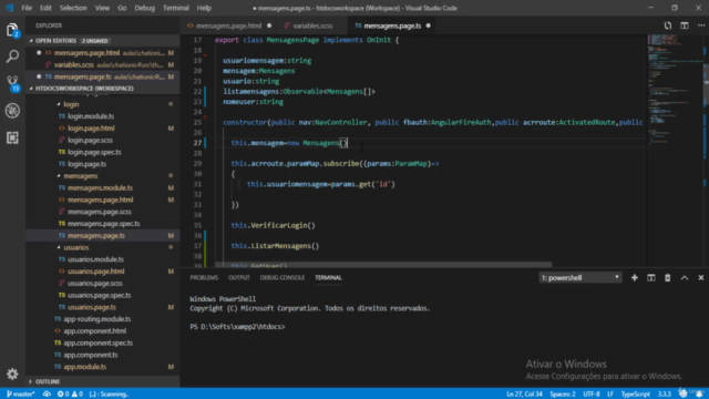 Criando chat estilo WhatsApp com Ionic4 e Firebase Firestore – Screenshot 4