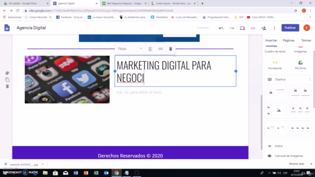 Curso Google Sites 2025: Cómo Crear Páginas Web Desde Cero – Screenshot 2