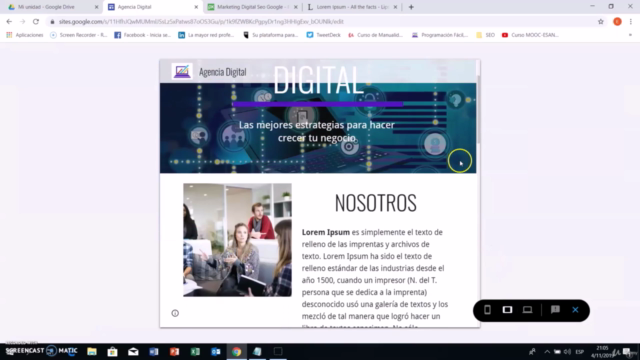 Curso Google Sites 2025: Cómo Crear Páginas Web Desde Cero – Screenshot 4