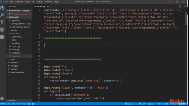 Full-Stack Web Development with Flask – Screenshot 3