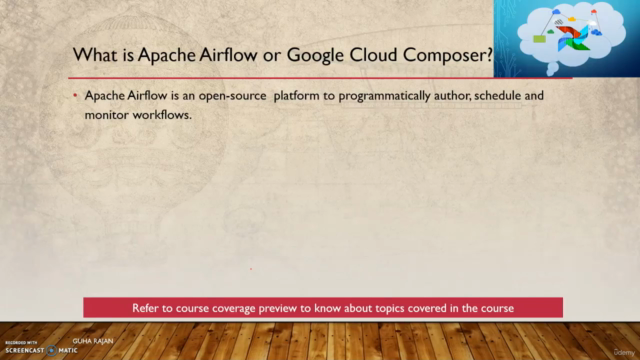 Apache Airflow using Google Cloud Composer: Introduction – Screenshot 1