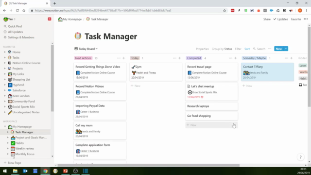 Life Planning and Getting Things Done with Notion – Screenshot 4