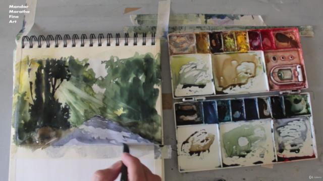 Step By Step Watercolor Landscapes – Screenshot 2