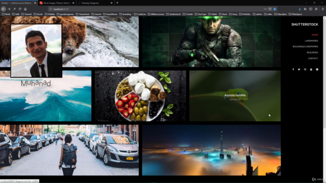 Creative Website Shutterstock Laravel App Theme. - Screenshot_01