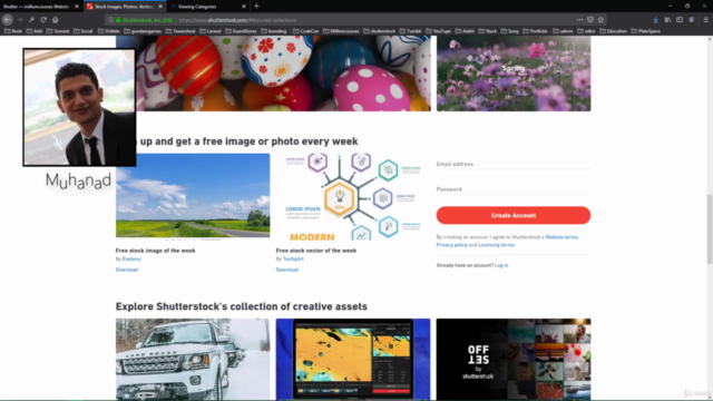 Creative Website Shutterstock Laravel App Theme. - Screenshot_03
