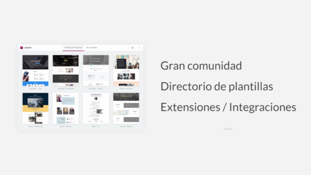 Construye páginas web MODERNAS y PROFESIONALES con ELEMENTOR – Screenshot 3