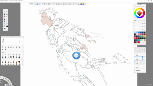 Digital Drawing Course:  Character Design & Techniques - Screenshot_02