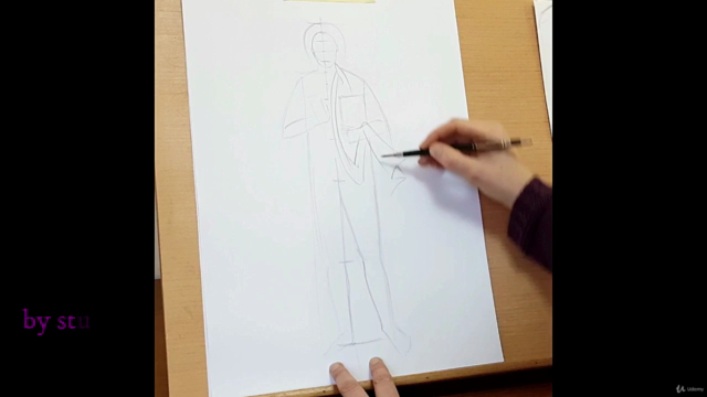 Byzantine Iconography Series 4: Drawing the Full Figure (P1) – Screenshot 3