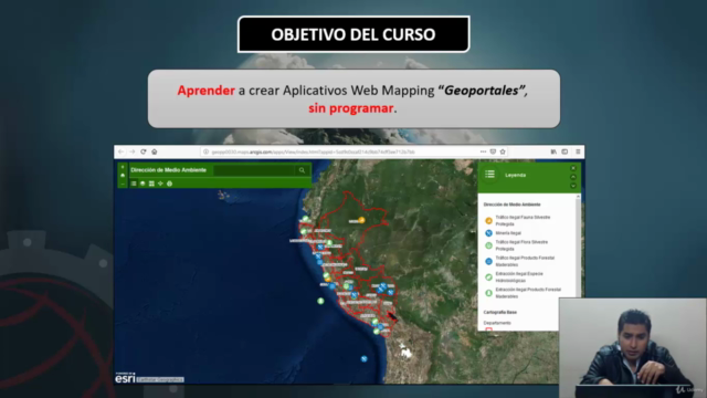 Creación de Geoportales en Tiempo Real con ArcGIS – Screenshot 1