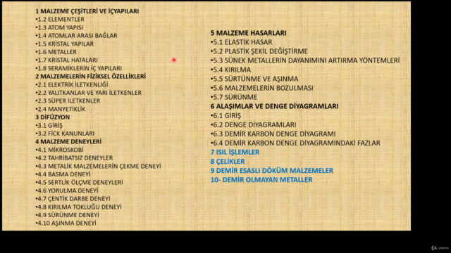 Malzeme Bilgisi-1:Tasarımcı Mühendisler İçin Malzeme Bilgisi – Screenshot 1