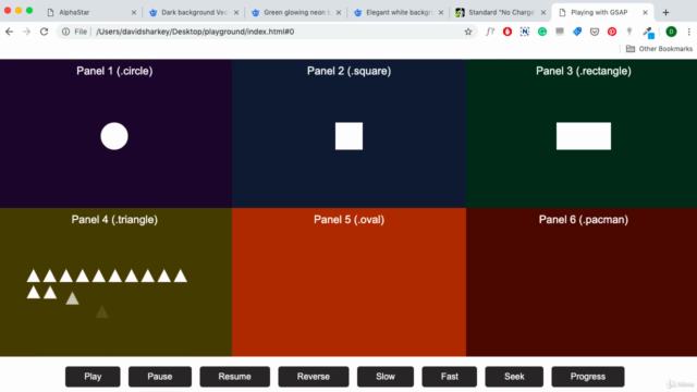JavaScript Animations with GreenSock (GSAP) – Screenshot 2