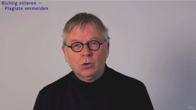 Vertiefungskurs: Fehlerfrei zitieren und Plagiate vermeiden – Screenshot 1