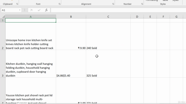 Web Data Scraping using Excel VBA - Screenshot_03