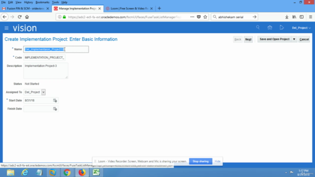 Oracle Fusion General Ledger Cloud Training – Screenshot 1