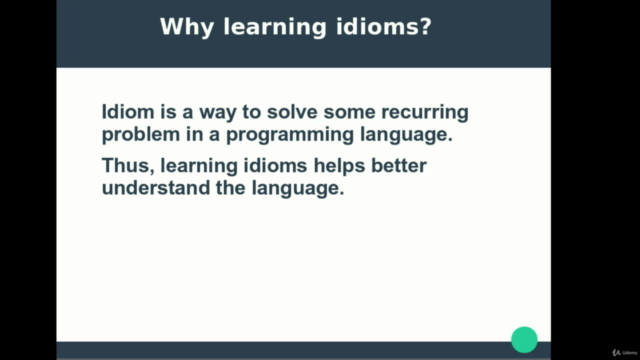 C++ in Detail: Common Idioms – Screenshot 1