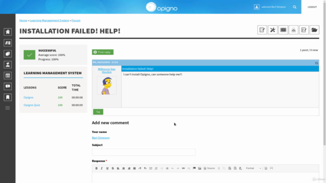 How to install an Open Source LMS - Part 1 – Screenshot 4