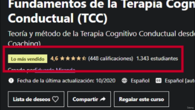 Fundamentos de la Terapia Cognitivo Conductual (TCC) – Screenshot 1