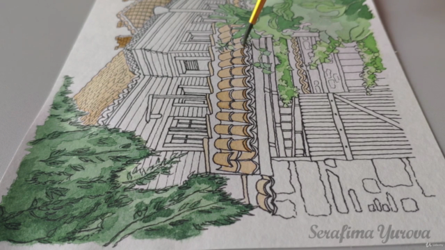 URBAN SKETCHING | Composition, Pattern, Color – Screenshot 4