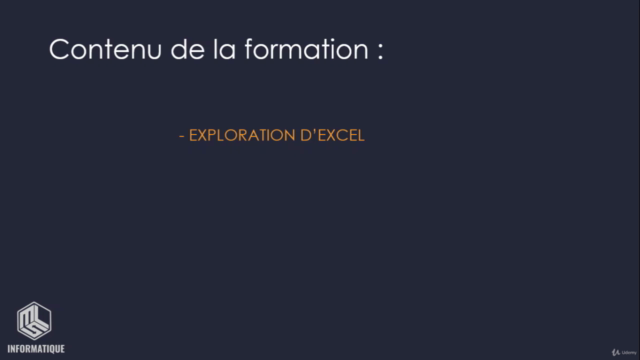 Formation complète Microsoft Excel pour débutant - Niveau I – Screenshot 1