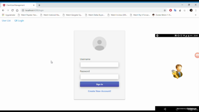 QR Code Login Like Whatsapp Webapp With Angular 7 + Ionic 4 – Screenshot 2