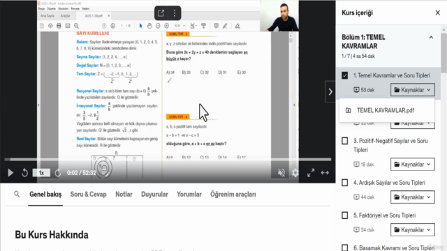 TYT ve KPSS matematik konu anlatım ve soru çözüm taktikleri – Screenshot 2