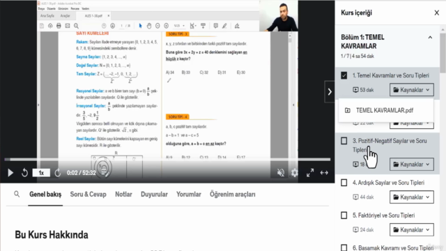 TYT ve KPSS matematik konu anlatım ve soru çözüm taktikleri – Screenshot 3